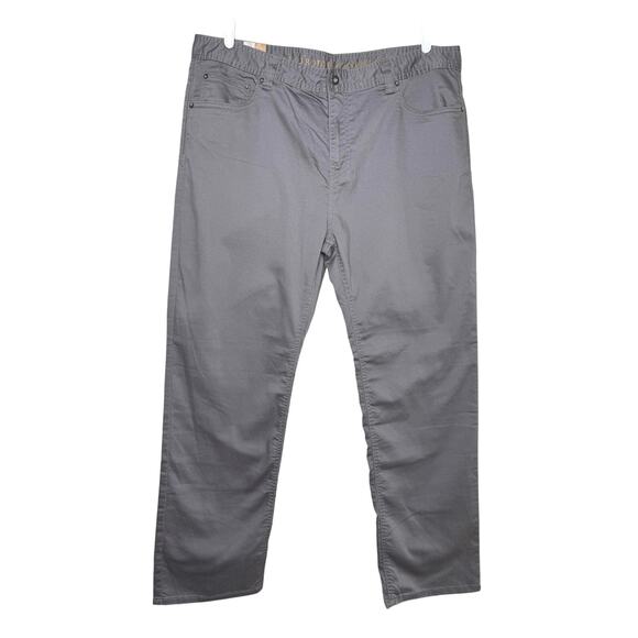 prAna Straight Leg Slim Fit Bridger Organic Stretch Everyday Jeans Sz 40x32 Gray